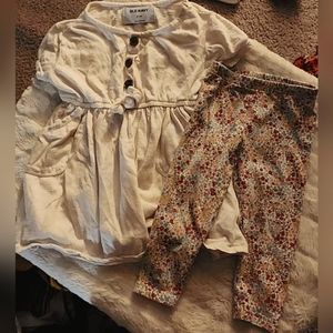 Size 18-24 months girls dress and leggings outfit